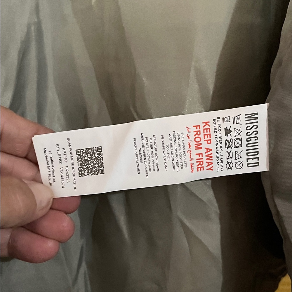 Missguided Gray Puffer Jacket - image 6